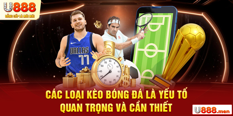 Các loại kèo bóng đá là yếu tố quan trọng và cần thiết
