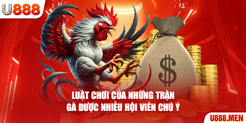 Luật chơi của những trận gà được nhiều hội viên chú ý